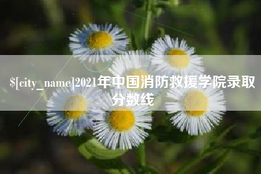 安康2021年中国消防救援学院录取分数线