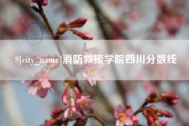 安康消防救援学院四川分数线