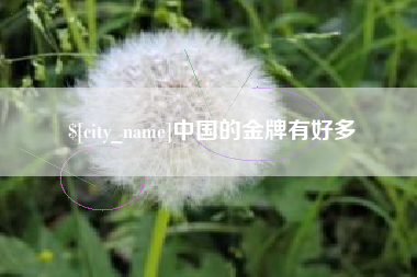 安康中国的金牌有好多