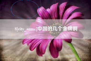 安康中国的几个金牌啊