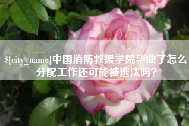 安康中国消防救援学院毕业了怎么分配工作还可能被逃汰吗？