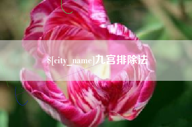 安康九宫排除法