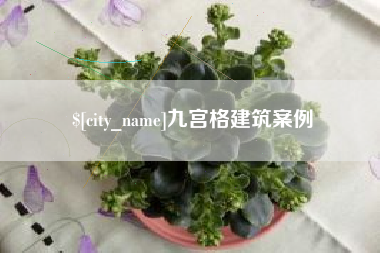 安康九宫格建筑案例