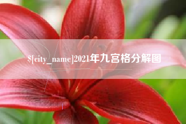 安康2021年九宫格分解图