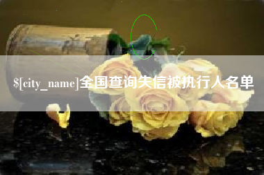 安康全国查询失信被执行人名单