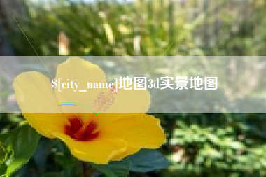 安康地图3d实景地图