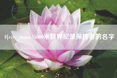 安康5000米世界纪录保持者的名字