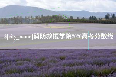 安康消防救援学院2020高考分数线