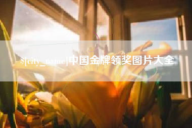 安康中国金牌领奖图片大全