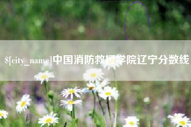 安康中国消防救援学院辽宁分数线