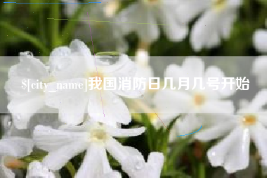 安康我国消防日几月几号开始