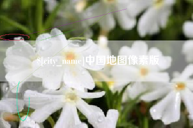 安康中国地图像素版