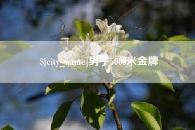 安康男子5000米金牌
