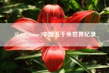 安康中国五千米世界纪录
