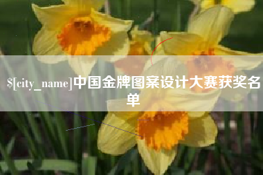 安康中国金牌图案设计大赛获奖名单
