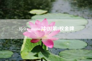安康中国第8枚金牌