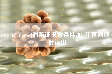 安康消防证报考条件2024年官网烟台福山