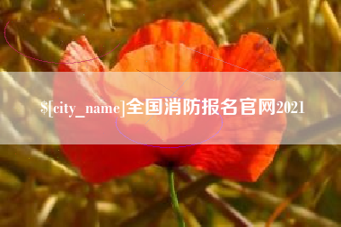 安康全国消防报名官网2021